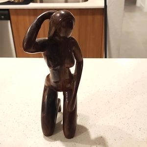 HAND CARVED WOMAN NUDE